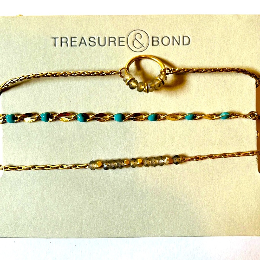 Treasure and Bond Three Piece Bracelet Set